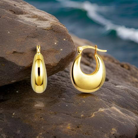 Taito Gold Plated Silver Earrings