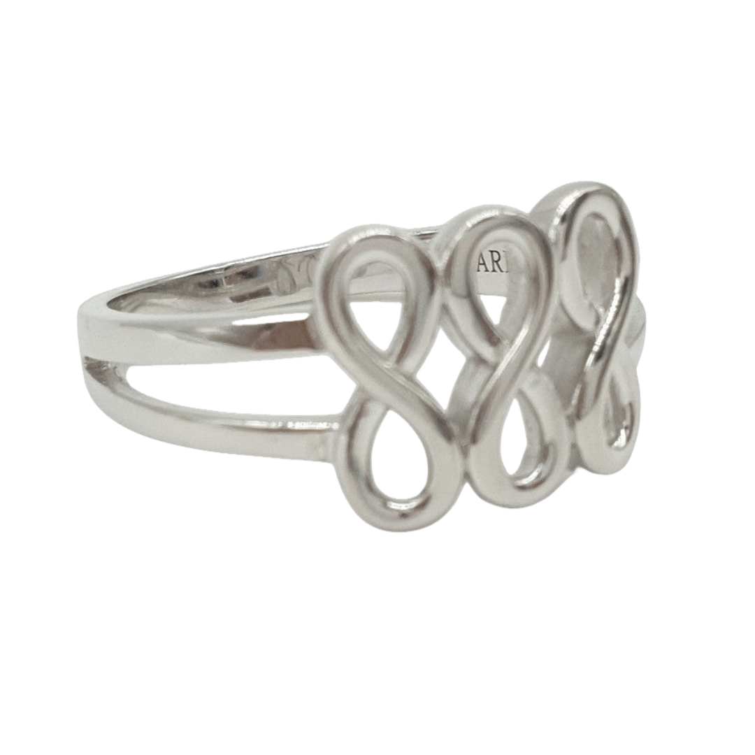 Silver Dreifach Ring