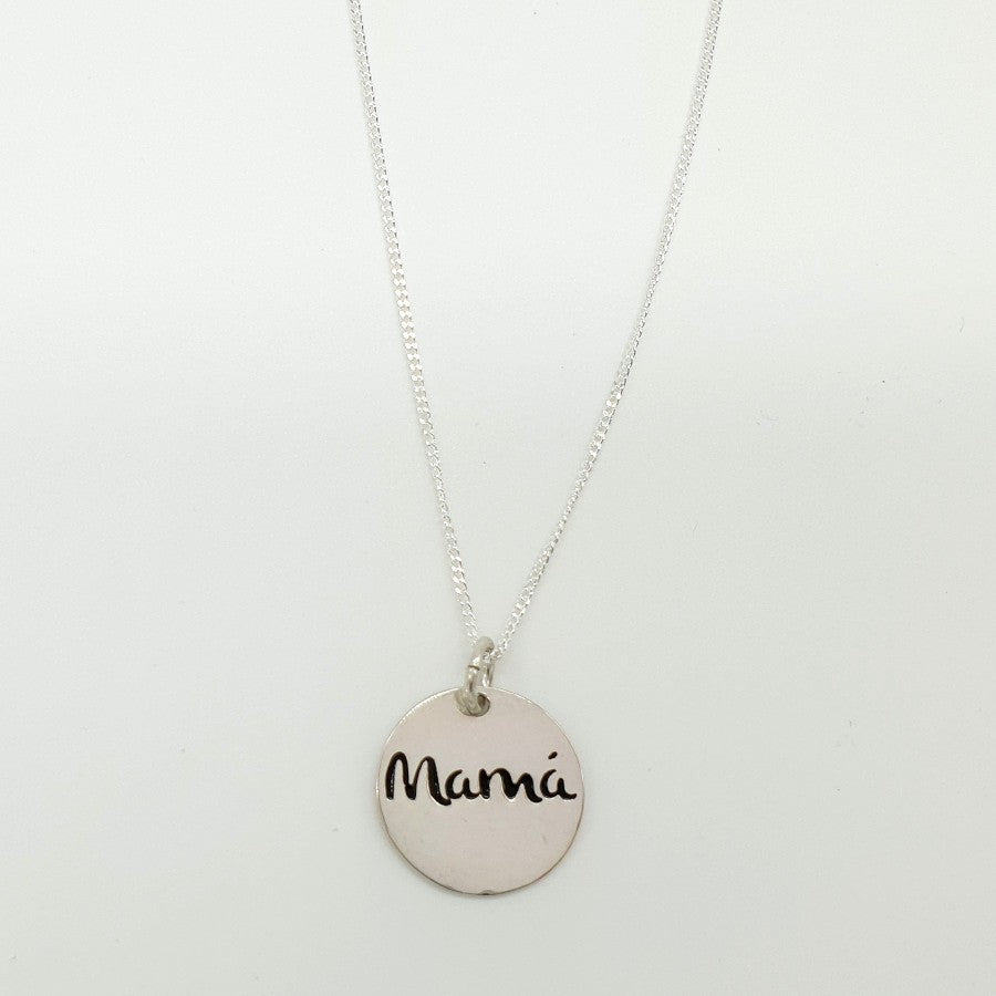 Silver Tôle Mom Pendant or Bracelet