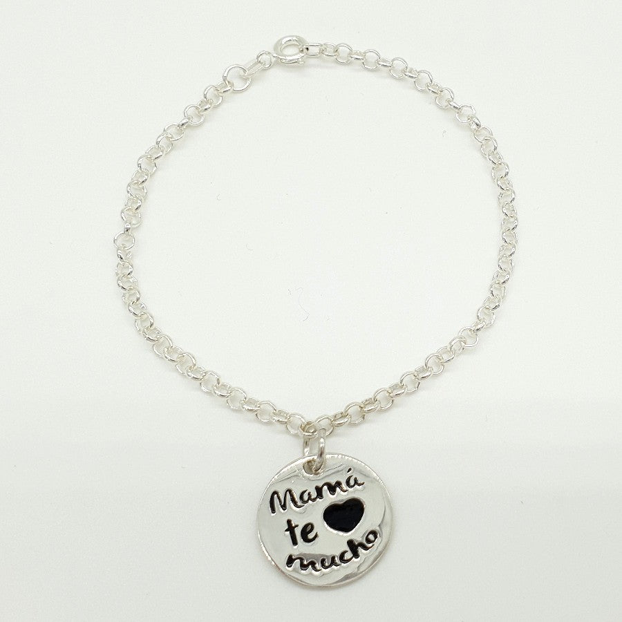 Tôle Mother Silver Pendant or Bracelet