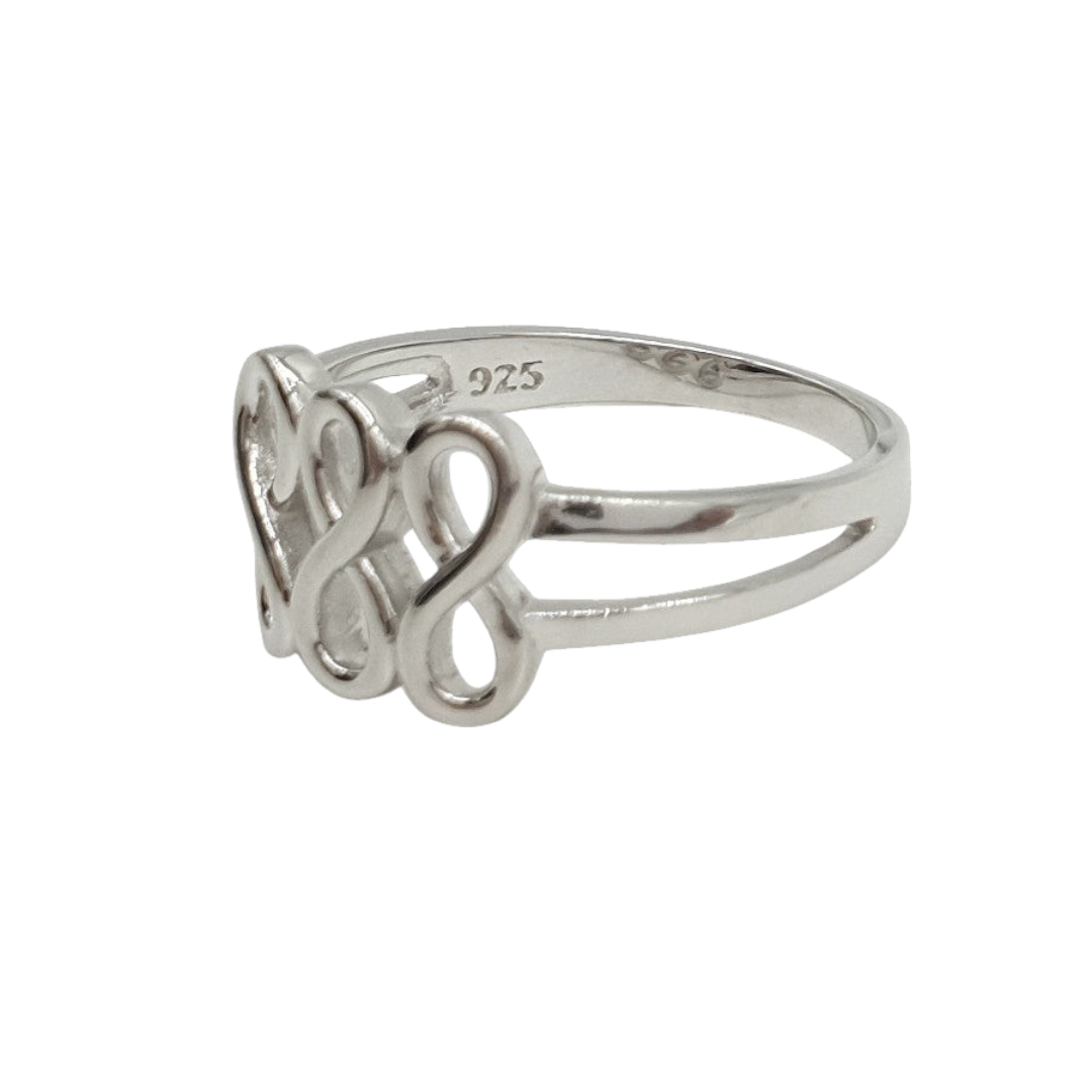 Silver Dreifach Ring