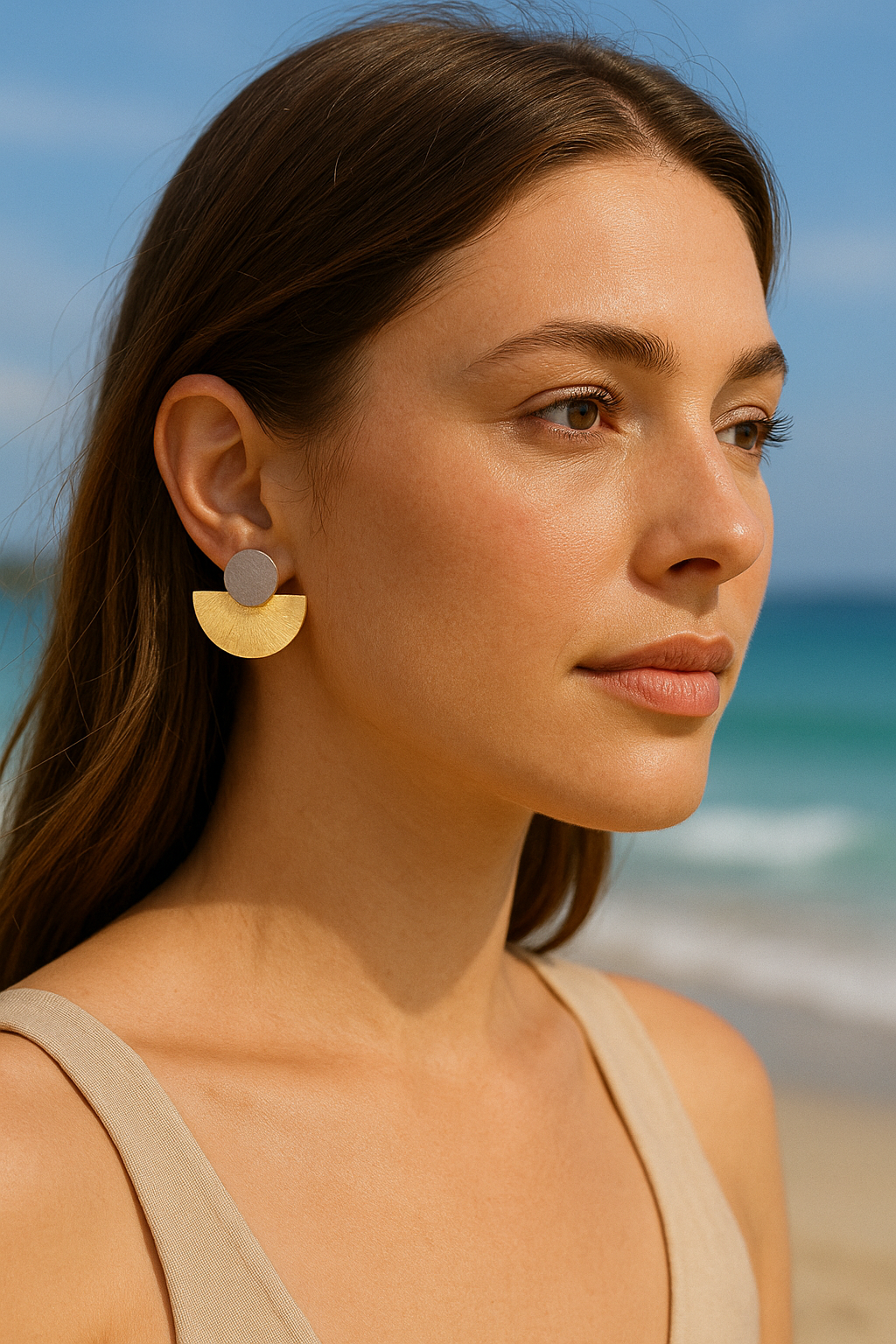 Merilani Silver Earring 