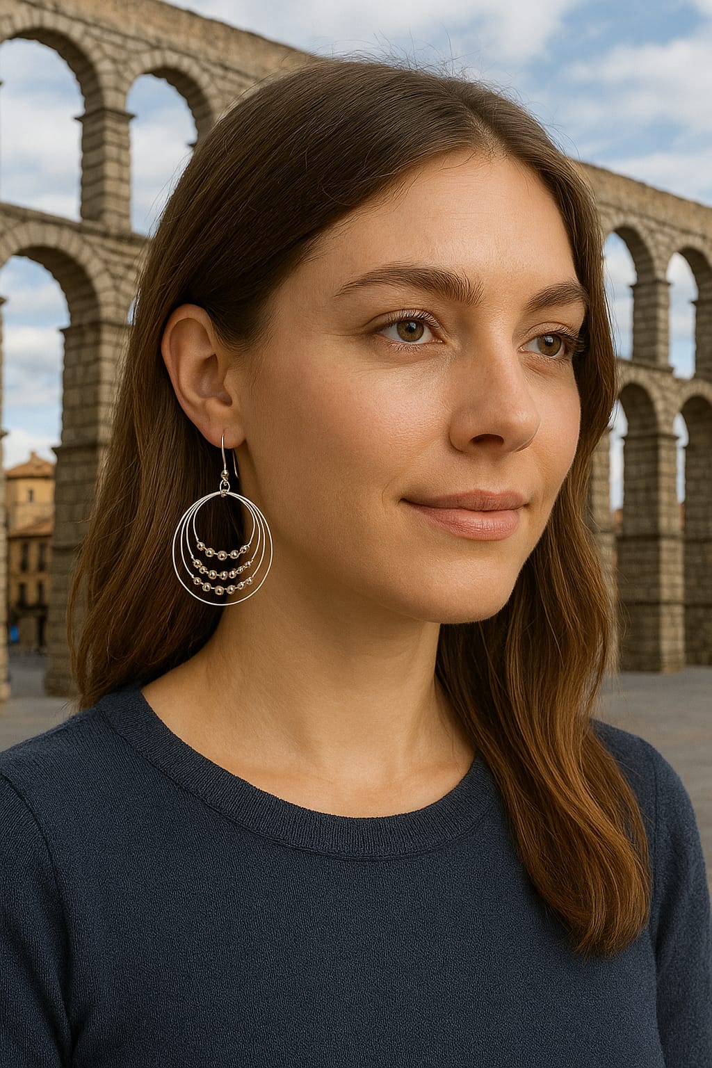 Bopino Silver Earring