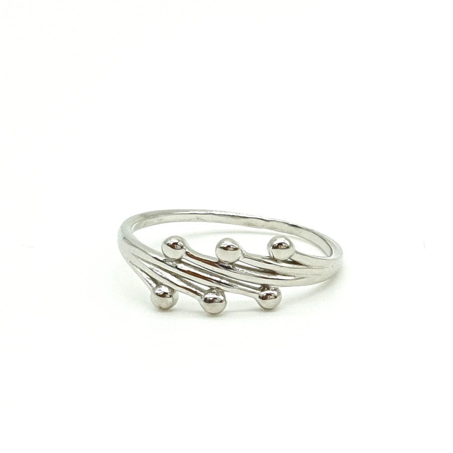 Anillo Boles de Plata